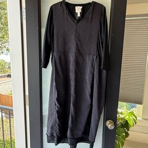 Hannoh Wessel Chic Black Long Sleeve Dress
